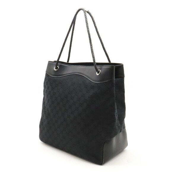 GUCCI Black Leather Shoulder Bag - Picture 3 of 9